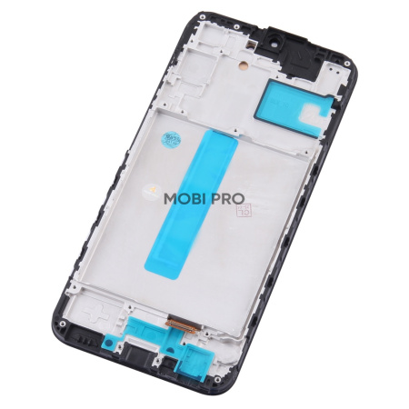 Дисплей для Samsung Galaxy A25 5G (A256E) модуль с рамкой Черный - (OLED) (Small Size)