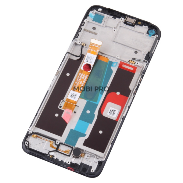 Дисплей для Realme 8i/Narzo 50 4G (RMX3151/RMX3286) модуль с рамкой Черный - OR