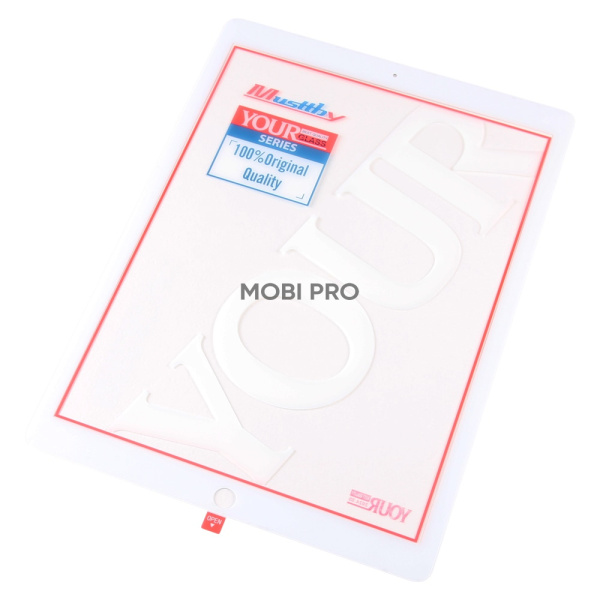 Стекло для переклейки MUSTTBY iPad Pro 12.9 2015 (1 Gen) в сборе с OCA 100% Белый
