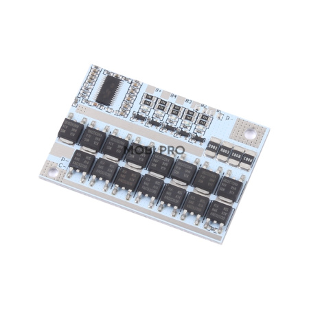 Плата контроллера заряда BMS 5S для аккумуляторов 18650 (100A, 21V, на 5 АКБ, с защитой и балансировкой)