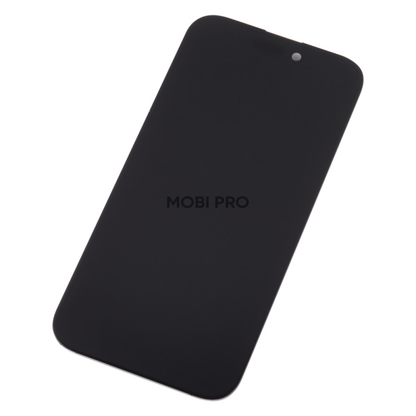 Дисплей для iPhone 15 Pro (A3102) в сборе с тачскрином Черный - (Soft OLED, Full HD, 120 Гц) (площадка под IC)