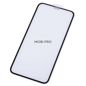 Защитное стекло "Тонкое" для iPhone Xr/11 Черный (Полное покрытие 0,25 мм)