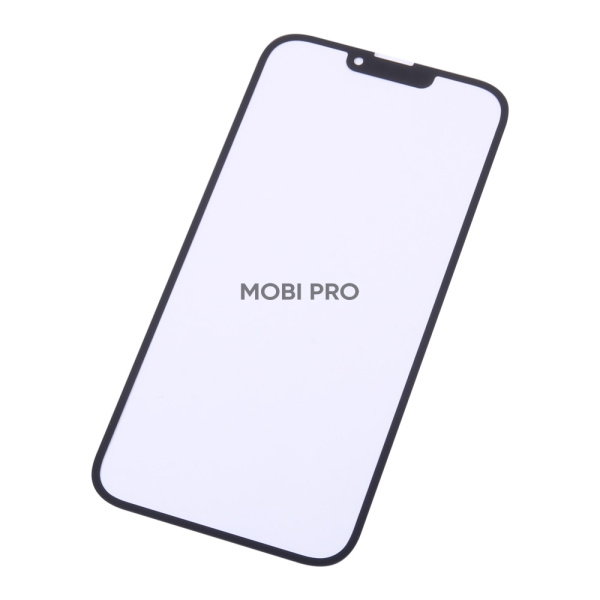 Стекло для переклейки iPhone 13 Pro Max в сборе с OCA пленкой Черный - OR (Mitsubishi)