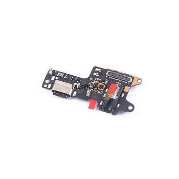 Шлейф для Xiaomi Redmi 8/8A (M1908C3IC/M1908C3KI) плата на системный разъем/разъем гарнитуры/микрофон - Премиум