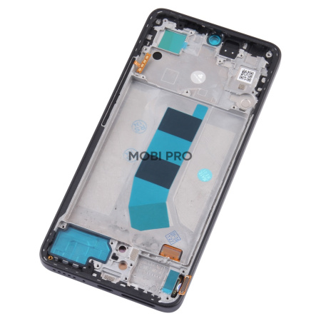 Дисплей для Xiaomi Redmi Note 13 4G (23129RAA4G/23124RA7EO/23129RA5FL) модуль с рамкой Черный - (OLED)