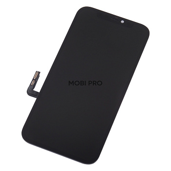 Дисплей для iPhone 12/12 Pro (A2403/A2407) в сборе с тачскрином Черный GX (площадка под IC)