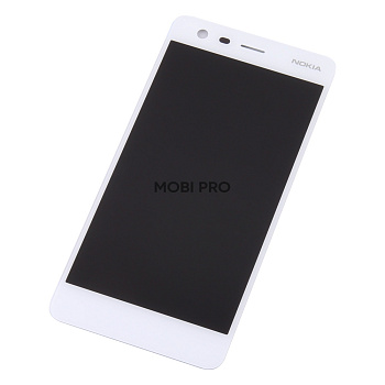 Дисплей для Nokia 2 (TA-1029) в сборе с тачскрином Белый - Оптима