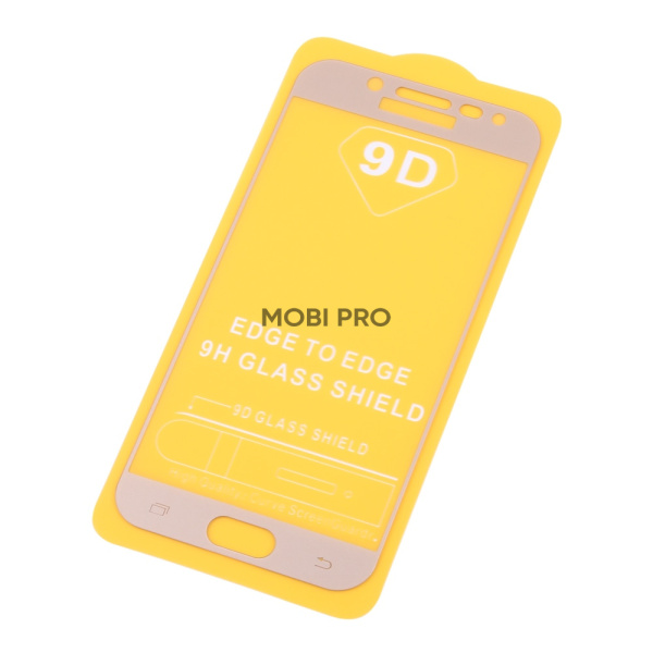 Защитное стекло "Полное покрытие" для Samsung Galaxy J5 2017 (J530F) Золото