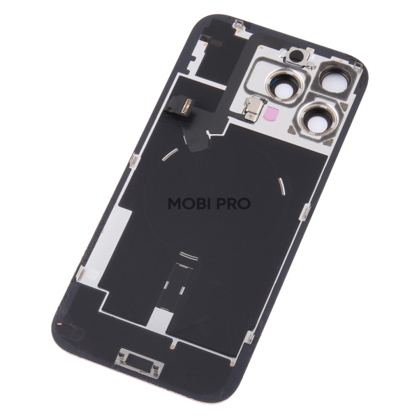 Задняя крышка для iPhone 16 Pro Max в сборе с разбора Бежевый - OR