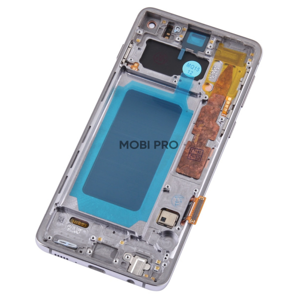 Дисплей для Samsung Galaxy S10 (G973F) модуль с рамкой Черный - (OLED) (Full Size)