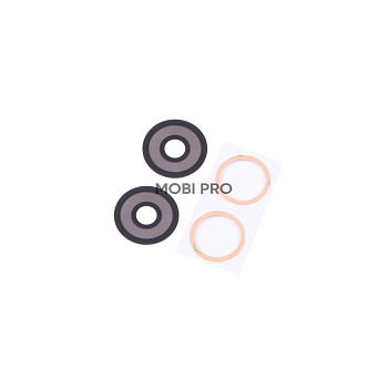 Стекло камеры для Tecno Spark Go 2023 (BF7) (комплект 2 шт.) Черный