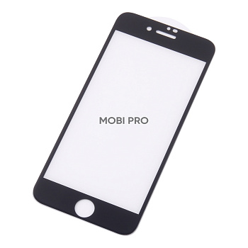 Защитное стекло "Матовое" для iPhone 7/8/SE (2020)/SE (2022) Черный (Закалённое, полное покрытие)