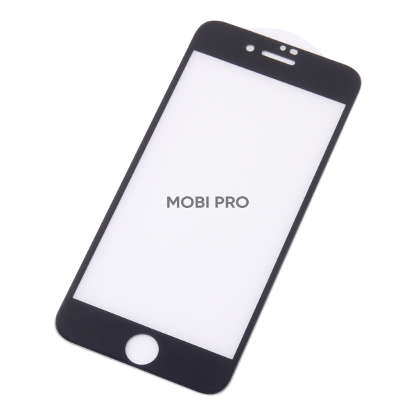 Защитное стекло "Матовое" для iPhone 7/8/SE (2020)/SE (2022) Черный (Закалённое, полное покрытие)