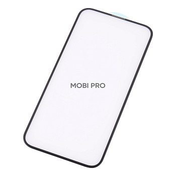 Защитное стекло "Оптима" для iPhone 15 Plus Черный (Закалённое, полное покрытие)