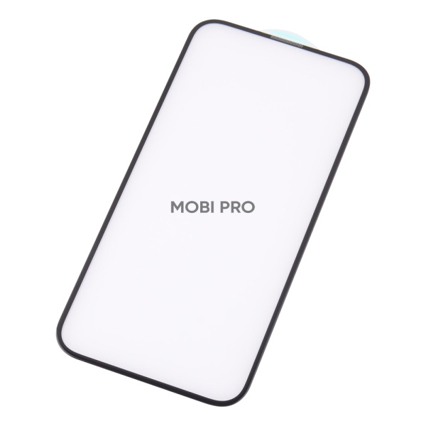 Защитное стекло "Оптима" для iPhone 15 Plus Черный (Закалённое, полное покрытие)