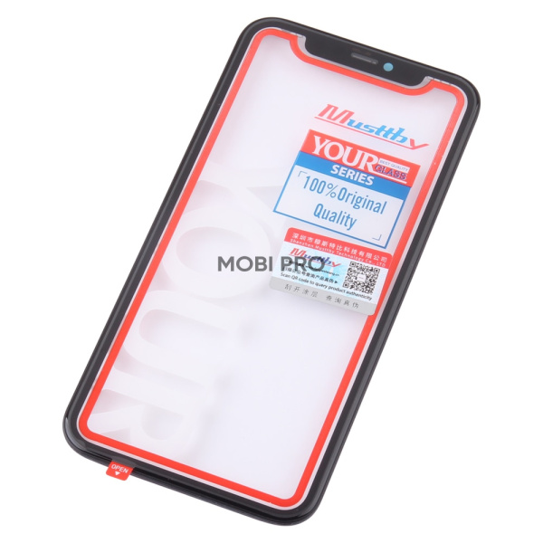 Стекло для переклейки MUSTTBY iPhone 11 в сборе с OCA 100% Черный