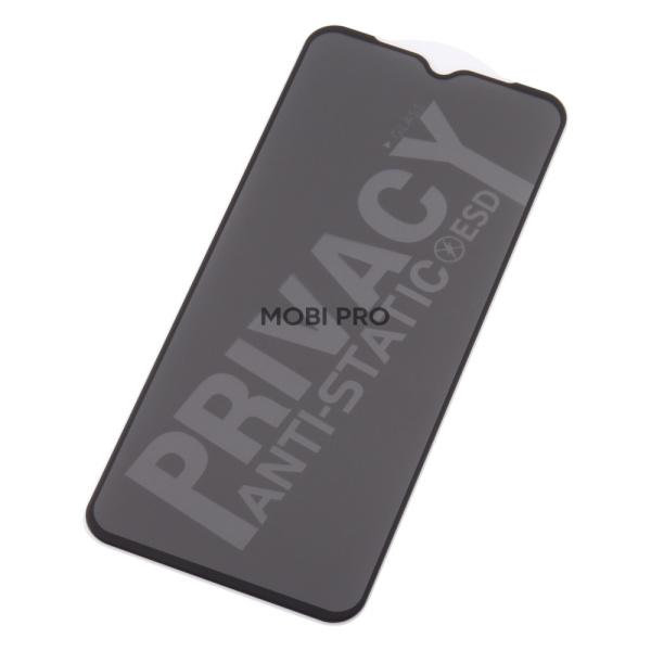 Защитное стекло "Антишпион" для Xiaomi Redmi 9 Черный