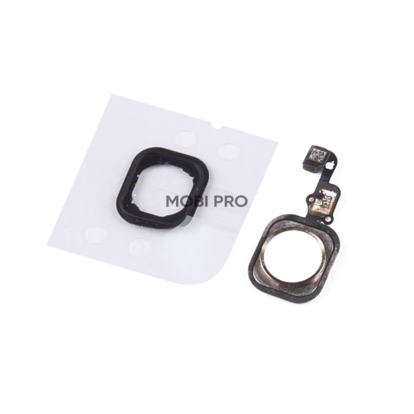 Шлейф для iPhone 6S/6S Plus на кнопку HOME в сборе Золотой - OR