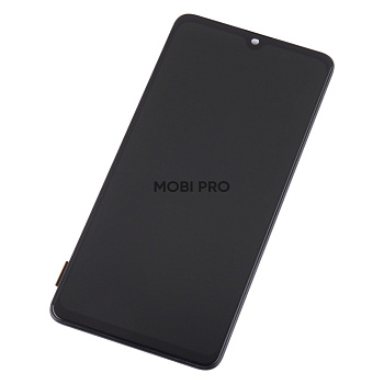 Дисплей для Samsung Galaxy A41 (A415F) модуль с рамкой Черный - (OLED) (Full Size)