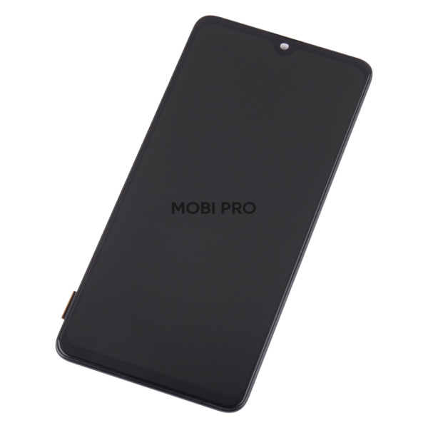 Дисплей для Samsung Galaxy A41 (A415F) модуль с рамкой Черный - (OLED) (Full Size)