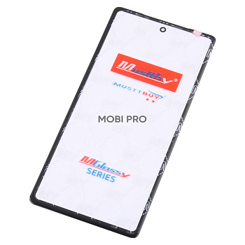 Стекло для переклейки MUSTTBY Google Pixel 7a в сборе с OCA Черный