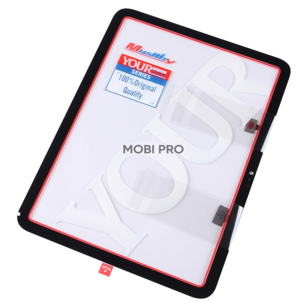 Стекло для переклейки MUSTTBY iPad 10 10.9 в сборе с тачскрином 100% Черный