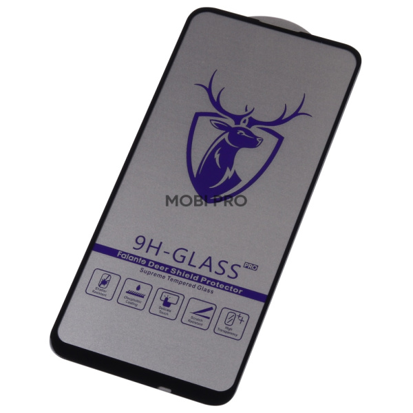 Защитное стекло "Премиум" для Huawei P40 Lite E/Honor 9C Черный