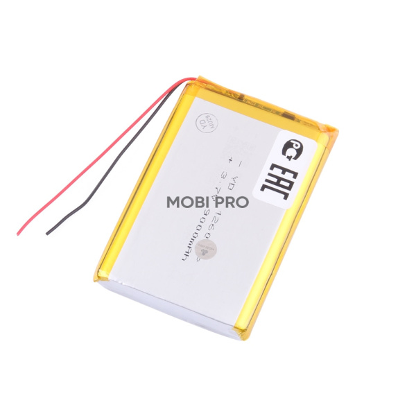 Аккумулятор универсальный 126090p 3,7v Li-Pol 9000 mAh (12*60*90 mm)