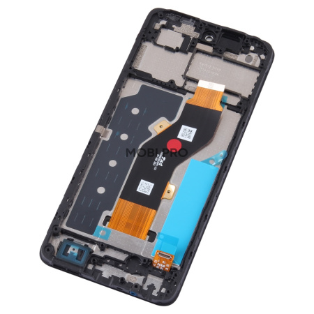 Дисплей для Tecno Spark 20C (BG7n) модуль с рамкой Черный - OR