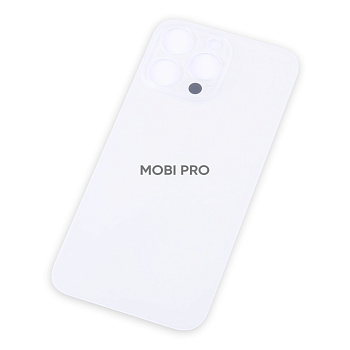 Задняя крышка для iPhone 14 Pro Max с увелич.вырезом под камеру Белый - OR