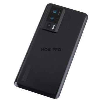 Задняя крышка для Xiaomi Poco F5 Pro (23013PC75G) Черный - Премиум