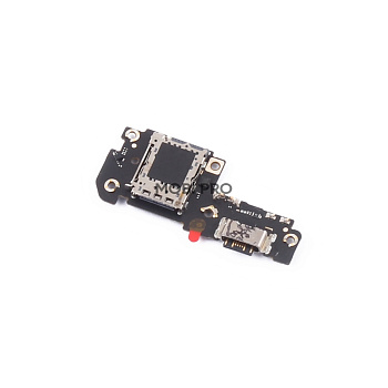 Шлейф для Xiaomi Poco X5 Pro 5G (22101320G) плата системный разъем/разъем SIM/микрофон - Премиум