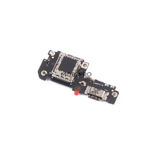 Шлейф для Xiaomi Poco X5 Pro 5G (22101320G) плата системный разъем/разъем SIM/микрофон - Премиум