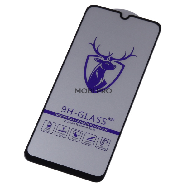 Защитное стекло "Премиум" для Huawei Y8p/Honor 30i/P Smart S Черный