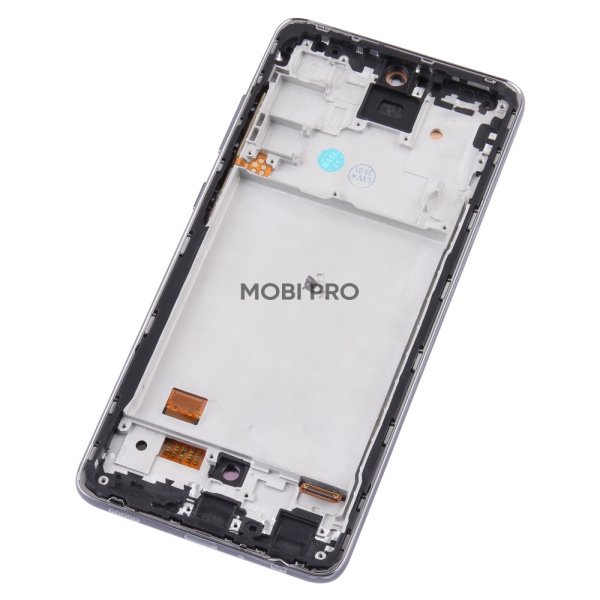 Дисплей для Samsung Galaxy A72 (A725F) модуль с рамкой Черный - (OLED) (Full Size)