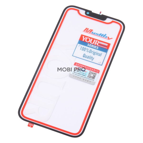 Стекло для переклейки MUSTTBY iPhone 14 Plus в сборе с OCA 100% Черный