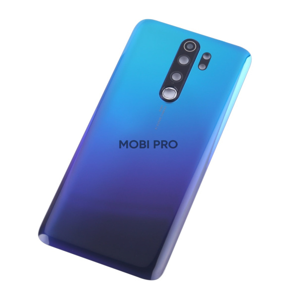 Задняя крышка для Xiaomi Redmi Note 8 Pro (M1906G7T) Синий - Премиум