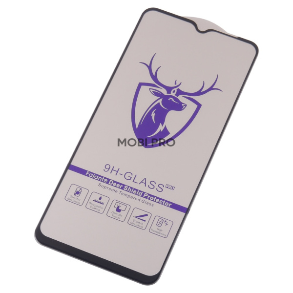 Защитное стекло "Премиум" для Realme C11/C15/C21/C11 2021/C21Y/C25s/C25Y/Narzo 30A/50i/50A Черный