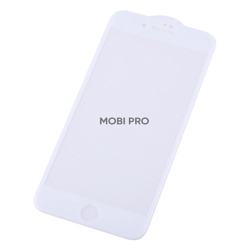 Защитное стекло "Премиум" для iPhone 7 Plus/8 Plus Белый (Закалённое+, полное покрытие)
