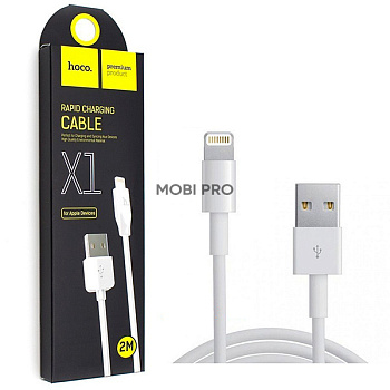 Кабель USB - Lightning Hoco X1 (2A, 2 м) Белый