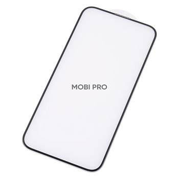 Защитное стекло "Премиум" для iPhone 16 Plus Черный (Закалённое+, полное покрытие)