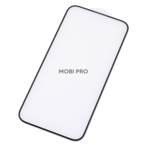 Защитное стекло "Премиум" для iPhone 16 Plus Черный (Закалённое+, полное покрытие)