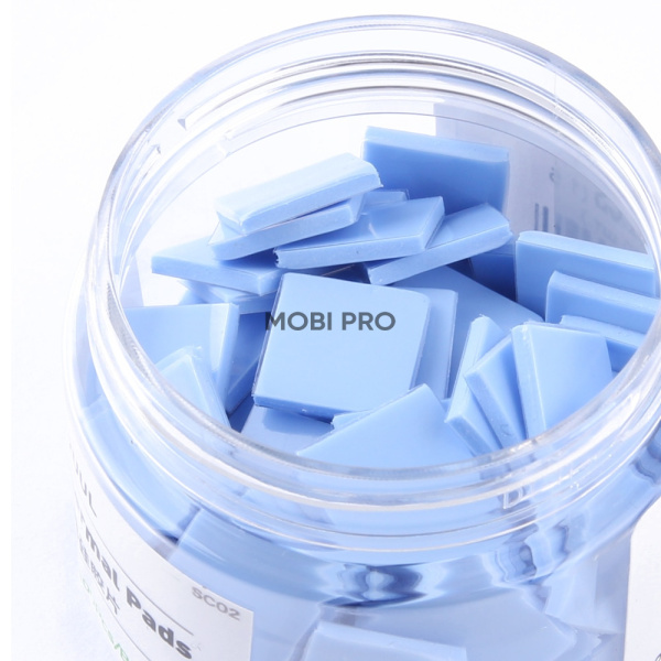 Термопрокладка для микросхем 2UUL (1.5 Вт/м.К, 12*12*1.5 мм, 100 шт.)