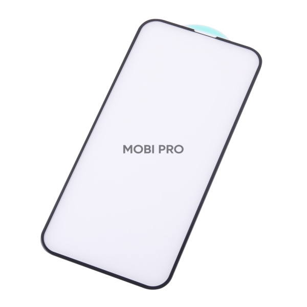 Защитное стекло "Стандарт" для iPhone 13/13 Pro/14/16e Черный (Полное покрытие)