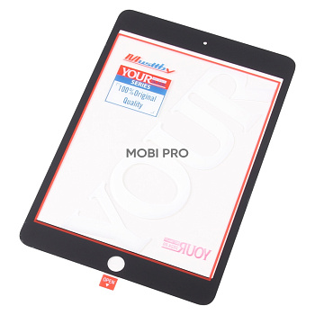 Стекло для переклейки MUSTTBY iPad mini 4 в сборе с OCA 100% Черный