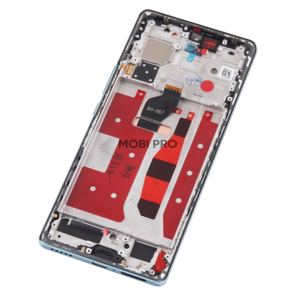 Дисплей для Huawei Honor 70 (FNE-NX9) модуль с рамкой Зеленый - OR