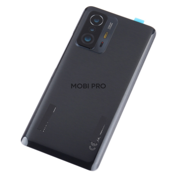 Задняя крышка для Xiaomi 11T/11T Pro (21081111RG/2107113SG) Черный - Премиум