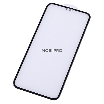 Защитное стекло "Оптима" для iPhone X/Xs/11 Pro Черный (Закалённое, полное покрытие)